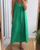 Casual V-neck Sleeveless Suspender Dress Casual V-neck Sleeveless Suspender Dress
