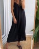 Casual V-neck Sleeveless Suspender Dress Casual V-neck Sleeveless Suspender Dress