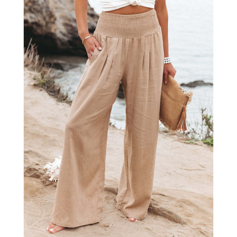Casual Wide Legged Slacks Women Casual Wide Legged Slacks Women
