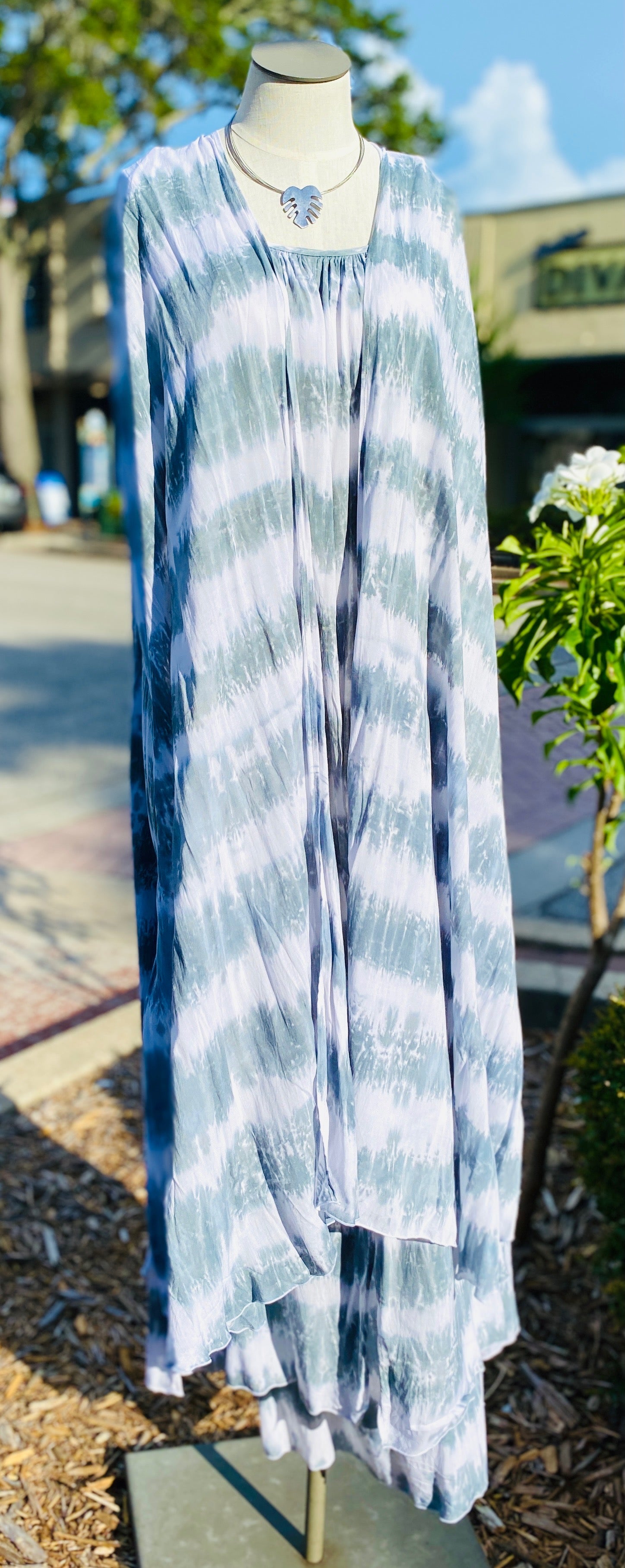 Athena Dress in Fog