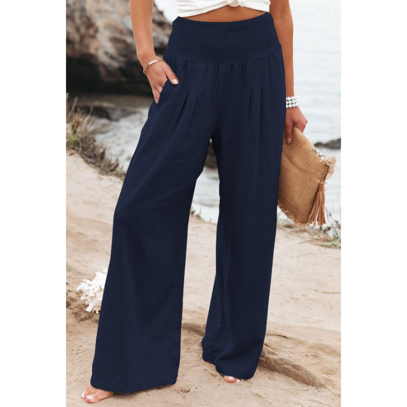 Casual Wide Legged Slacks Women Casual Wide Legged Slacks Women