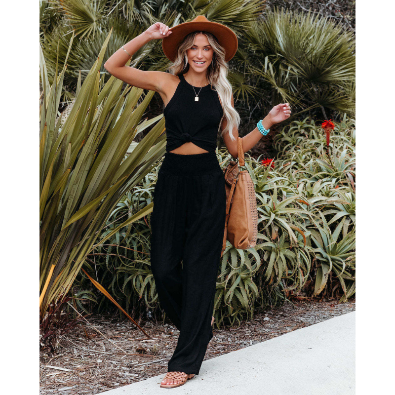 Casual Wide Legged Slacks Women Casual Wide Legged Slacks Women