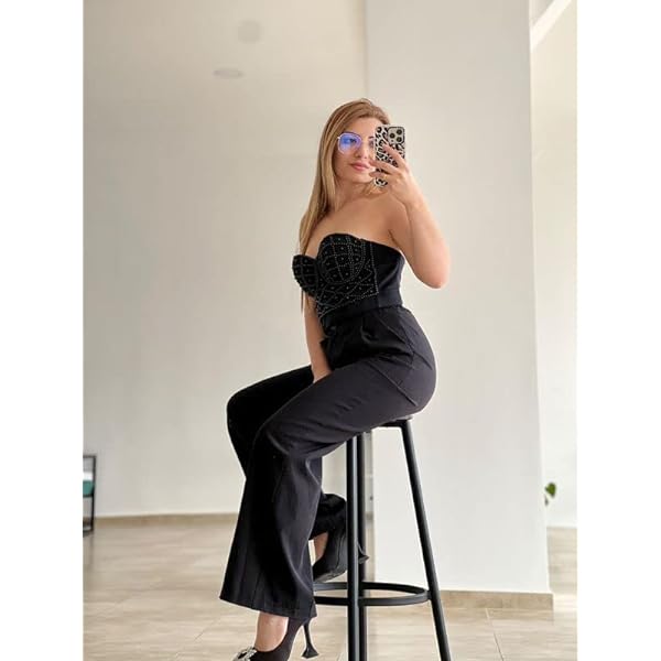 Acelitt Wide Leg Pants for Women Work Business Casual High Waisted Flowy Trousers with Pockets X-Large Brown