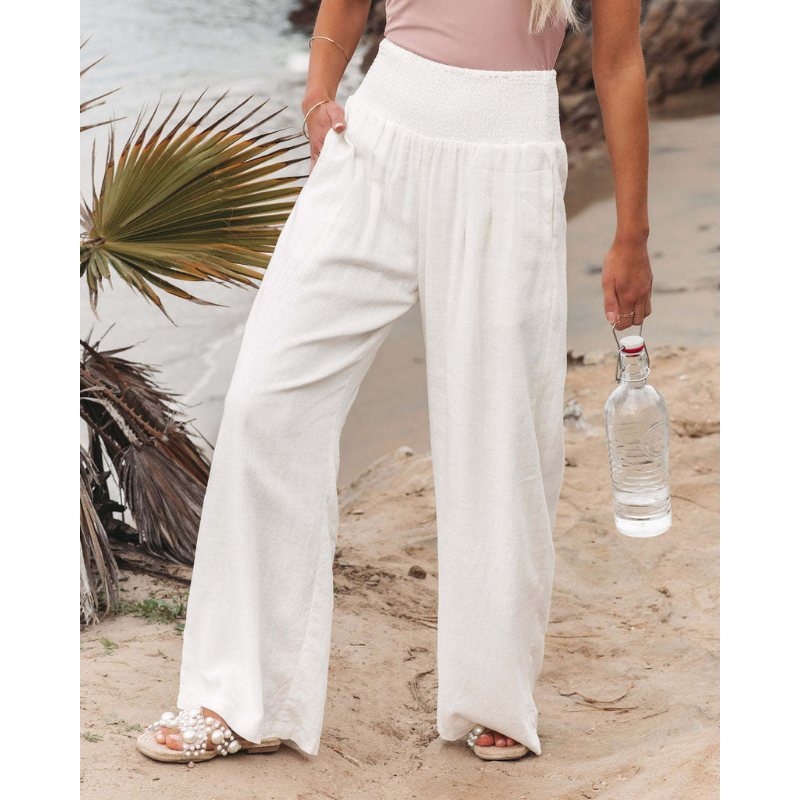 Casual Wide Legged Slacks Women Casual Wide Legged Slacks Women