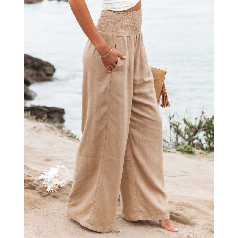 Casual Wide Legged Slacks Women Casual Wide Legged Slacks Women